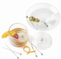 Product Specialties Inc. Garnishes*Steel Ball Cocktail Pin