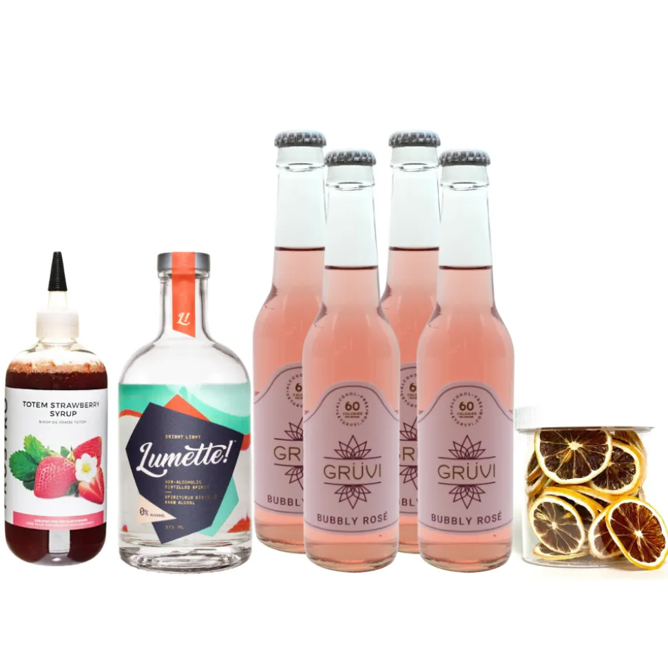 Gift Set Ingredient Kits*Strawberry Spritz Kit (Non-Alcoholic)