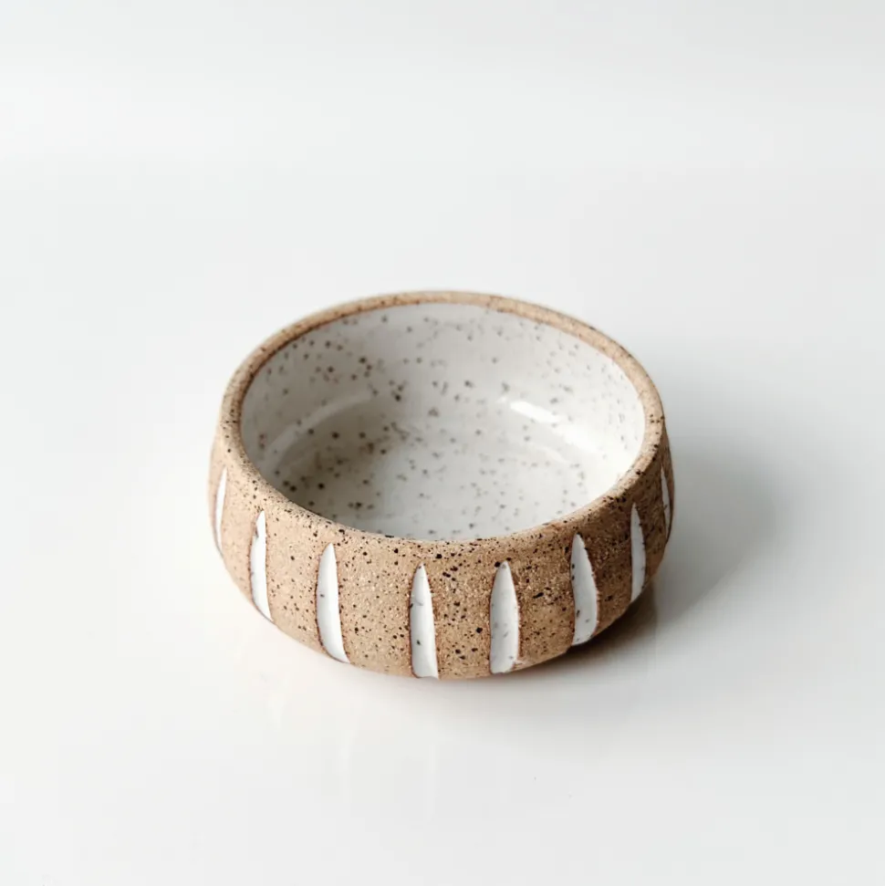 Clay + Ash Ceramics Spirit Tasting*Striped Tequila + Mezcal Copita