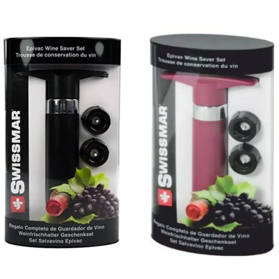 Swissmar Wine*Vacuum Wine Saver (In Black Or Grape)