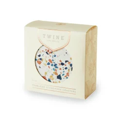 True Fabrications Coasters & Trays*Terrazzo Stoneware Coasters (Set Of 6)