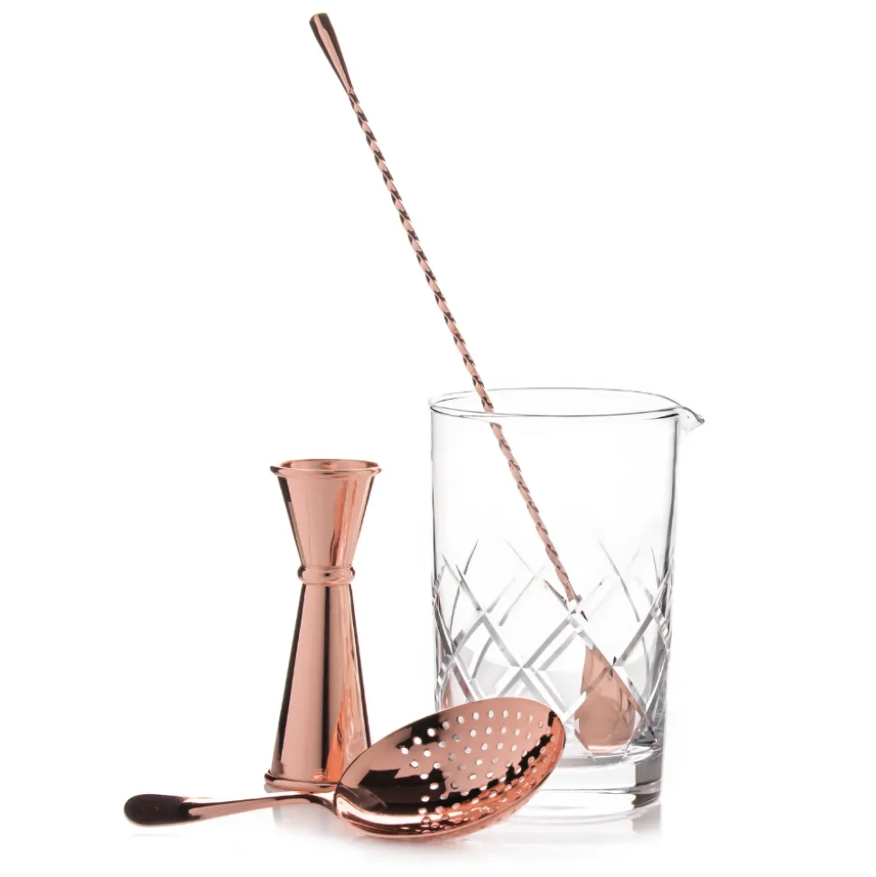 China Bar Tool Sets*The Basic Stirred Set (Copper)