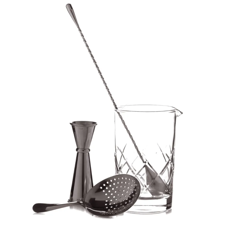 China Potion House Bar Tools*The Basic Stirred Set (Gunmetal)
