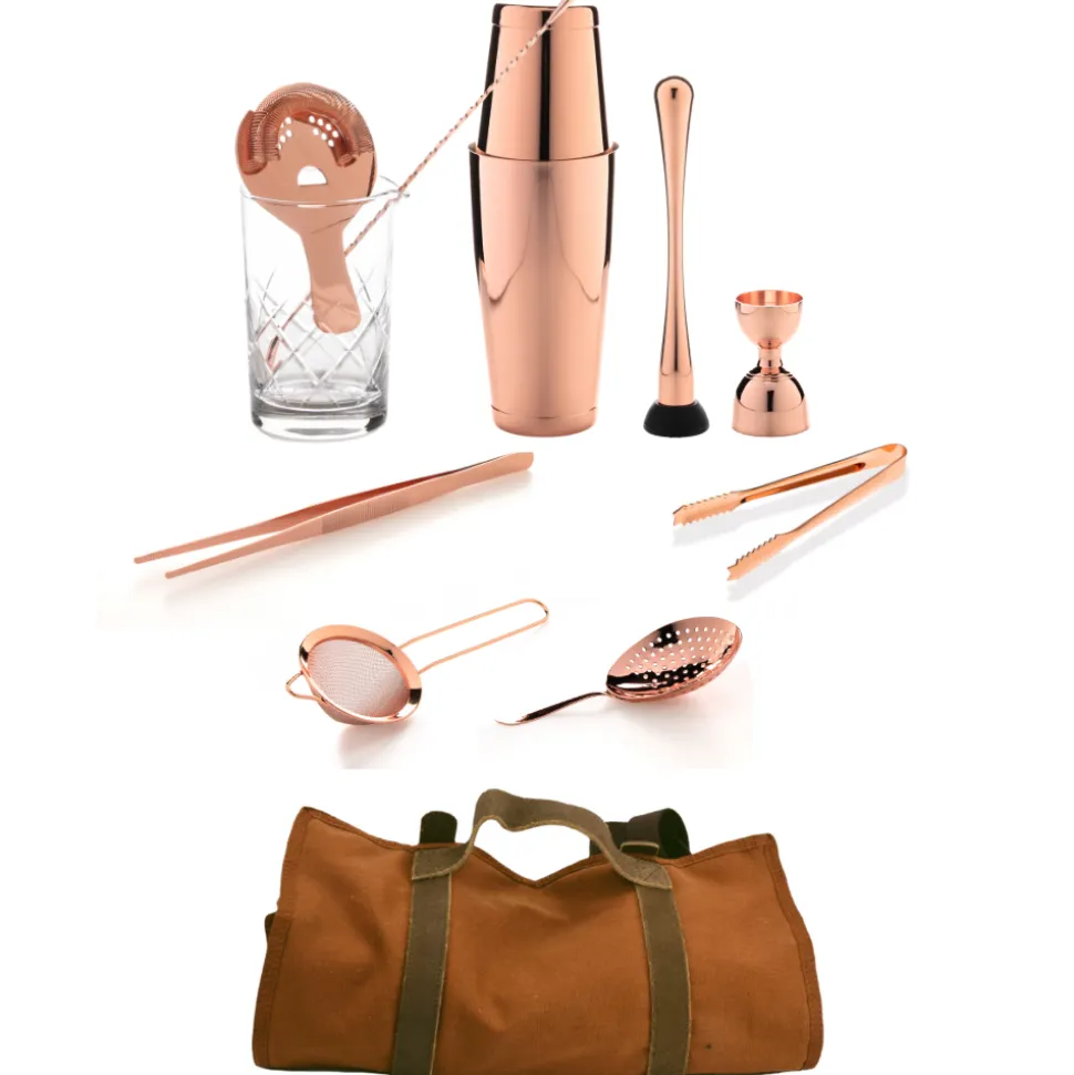 China Potion House Bar Tools*The Cocktail Aficionado Set (Copper)