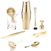 China Potion House Bar Tools*The Cocktail Aficionado Set (Gold)