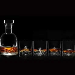 David Youngson u0026 Associates Decanters & Pitchers*The Peaks Crystal Decanter Set