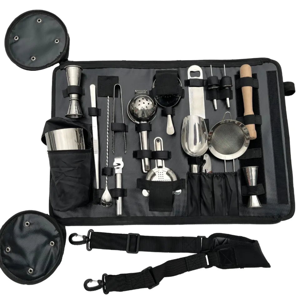 China Potion House Bar Tools*Vinyl Bar Tool Roll-Up (With Or Without Bar Tools)