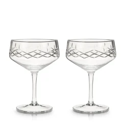 True Fabrications Coupes / Nick & Nora*Viski Admiral Coupe Glasses (Set Of 2)