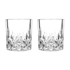 True Fabrications Tumblers*Viski Admiral Cut Crystal Tumblers (Set Of 2)
