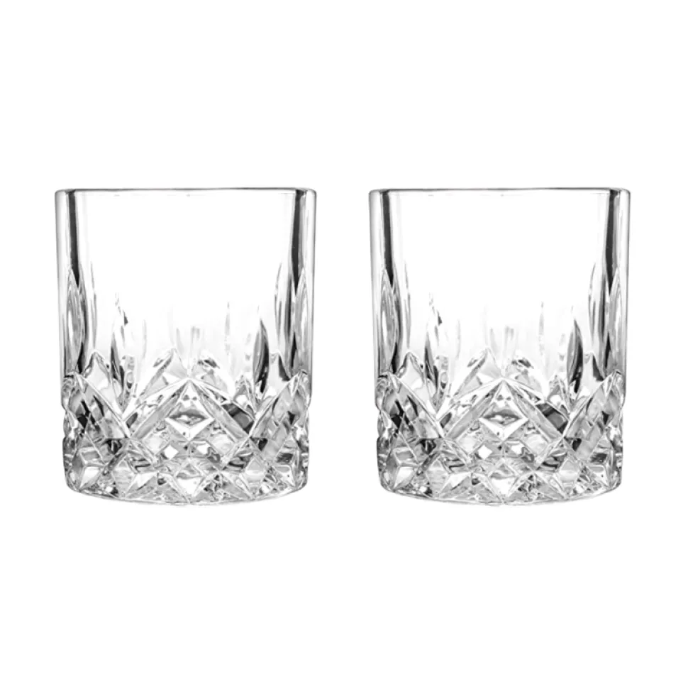 True Fabrications Tumblers*Viski Admiral Cut Crystal Tumblers (Set Of 2)