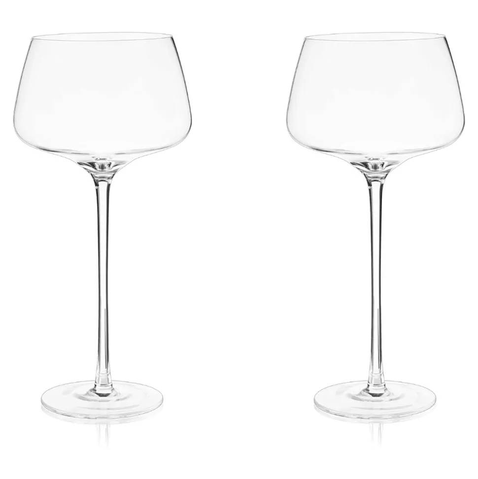 True Fabrications Copa Balloon*Viski Amaro Spritz Glasses (Set Of 2)