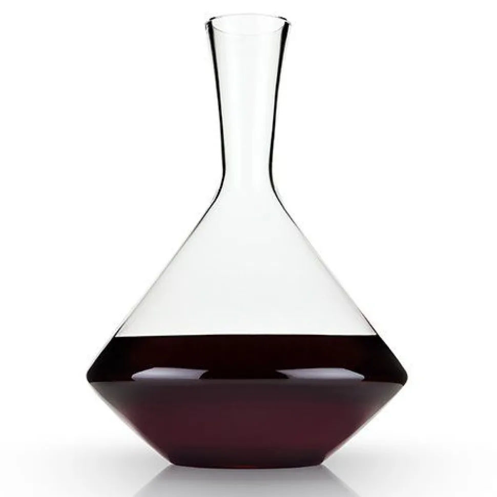 True Fabrications Decanters & Pitchers*Viski Angled Crystal Wine Decanter