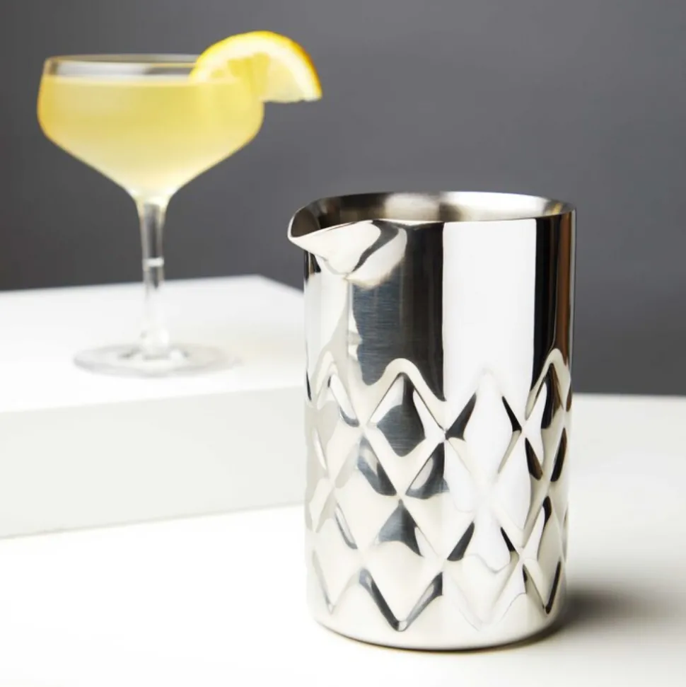 True Fabrications Mixing Glasses*Viski Double Walled Stainless Steel Mixing Glass