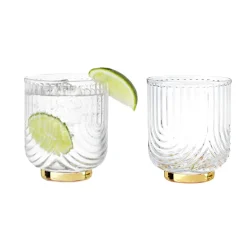True Fabrications Tumblers*Viski Gatsby Tumblers (Set Of 2)