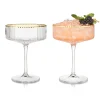 True Fabrications Coupes / Nick & Nora*Viski Meridian Coupe Glasses (Set Of 2)