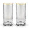 True Fabrications Highball Glasses*Viski Meridian Highball Glasses (Set Of 2)