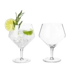 True Fabrications Copa Balloon*Viski Raye Gin & Tonic Glasses (Set Of 2)