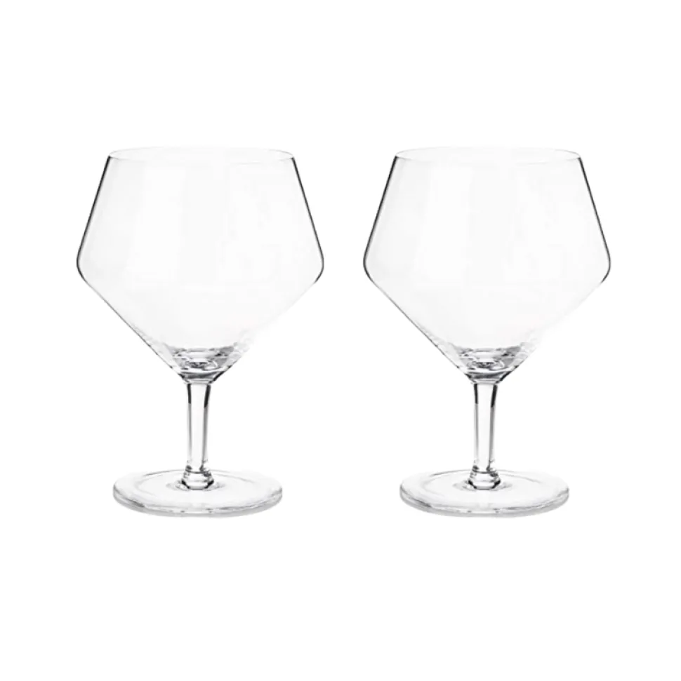 True Fabrications Copa Balloon*Viski Raye Gin & Tonic Glasses (Set Of 2)