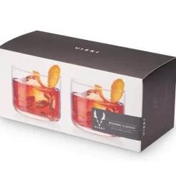 True Fabrications Tumblers*Viski Raye Negroni Glasses (Set Of 2)