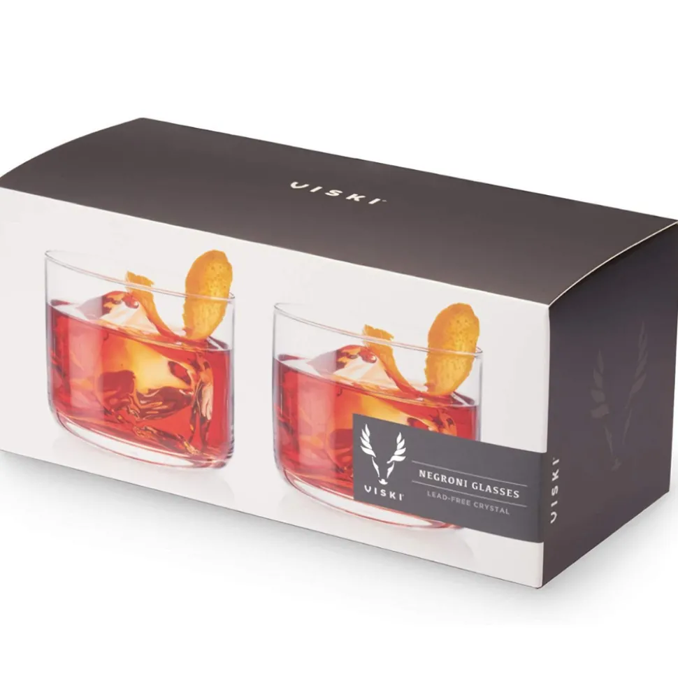 True Fabrications Tumblers*Viski Raye Negroni Glasses (Set Of 2)