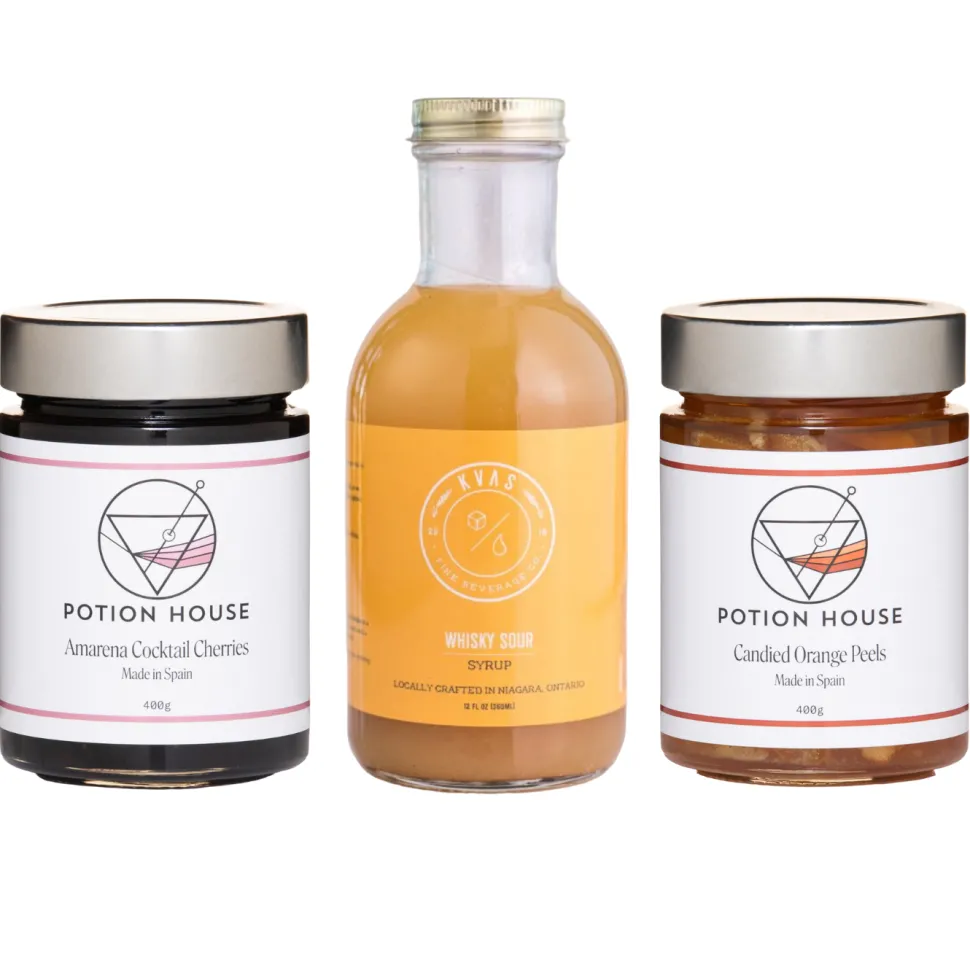 Gift Set Ingredient Kits*Whisky Sour Ingredients Trio