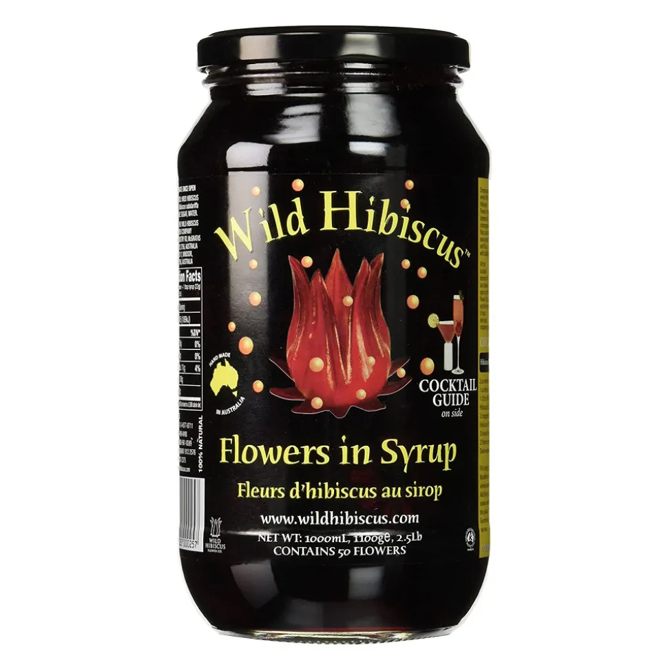 Qualifirst Foods Inc. Garnishes*Wild Hibiscus Flowers In Syrup (1L)