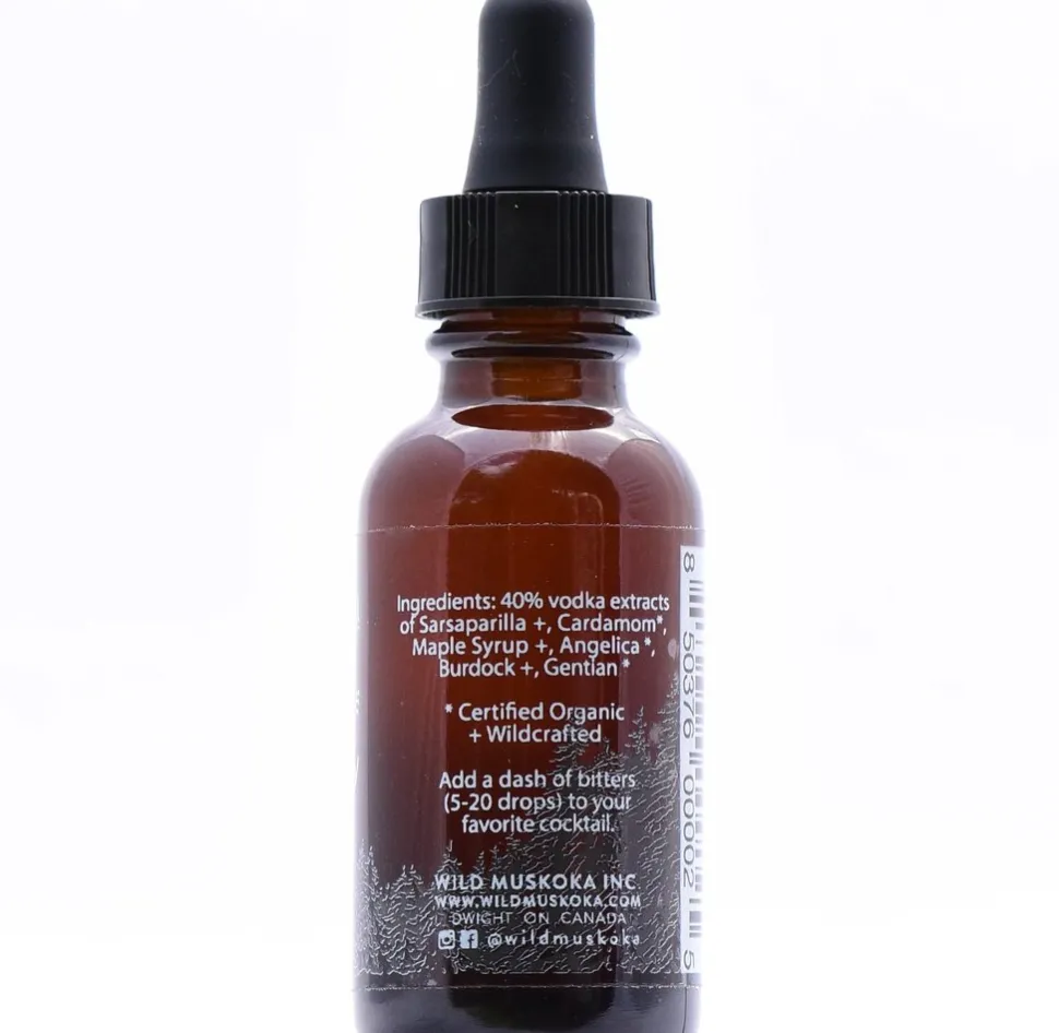 Wild Muskoka Botanicals Bitters*Wild Muskoka Spiced Maple Bitters