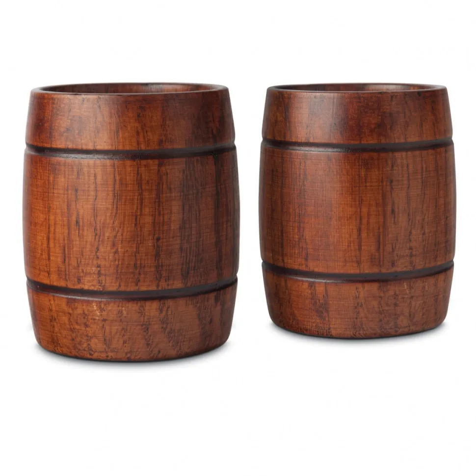 Product Specialties Inc. Tiki*Wood Barrel Tumbler