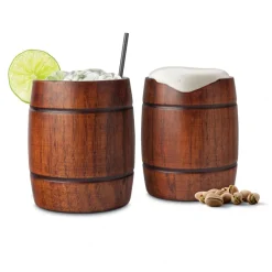 Product Specialties Inc. Tiki Mugs*Wood Barrel Tumbler